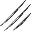 Front and Rear Wiper Blade Replacement Kit with Adapters