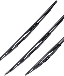 Front and Rear Wiper Blade Replacement Kit with Adapters