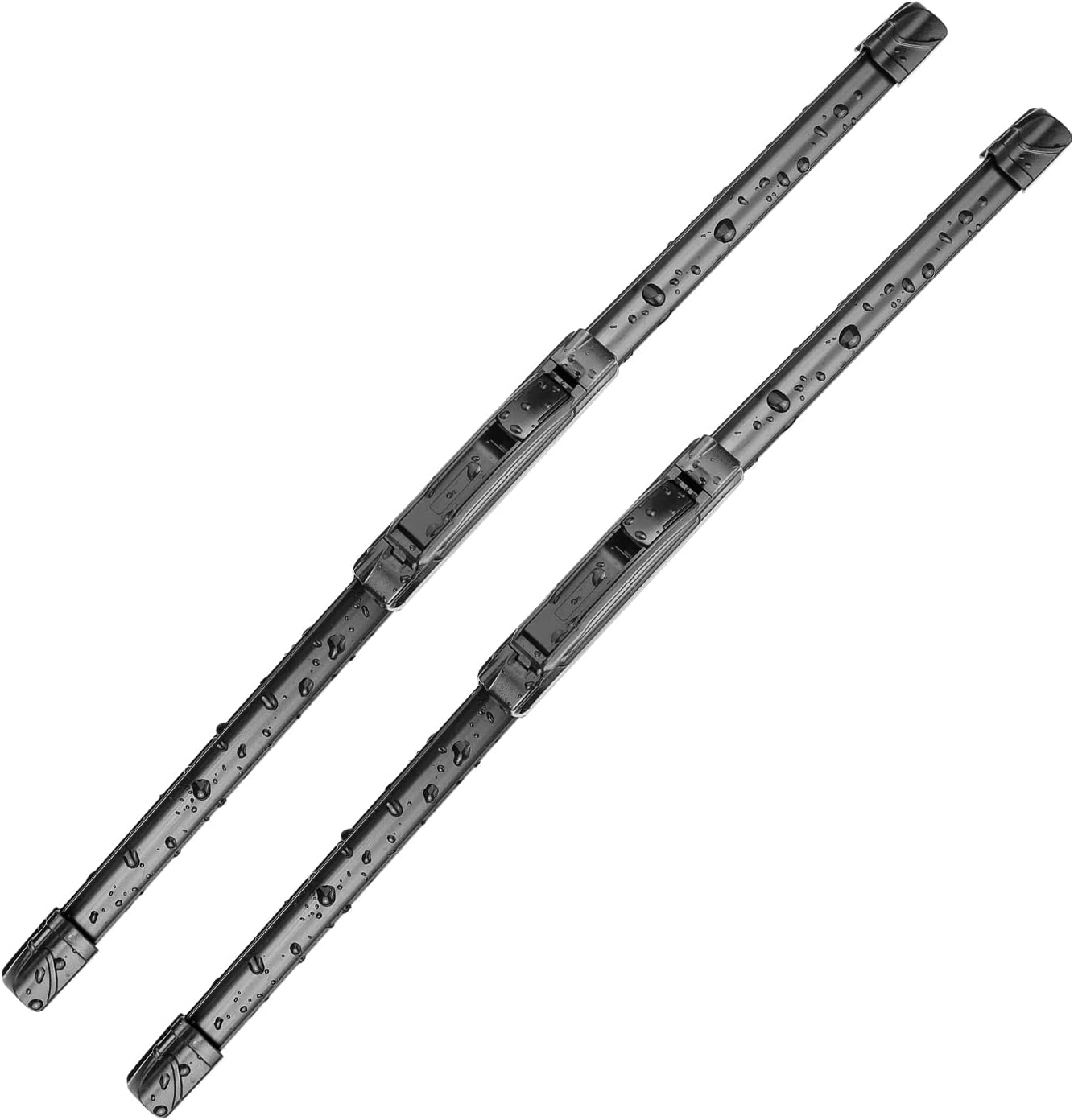 Pair of 20-Inch Wiper Blades with J-Hook Connector