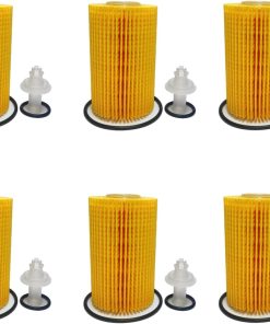 6-Pack Oil Filter Kit with Seals for Large Engines