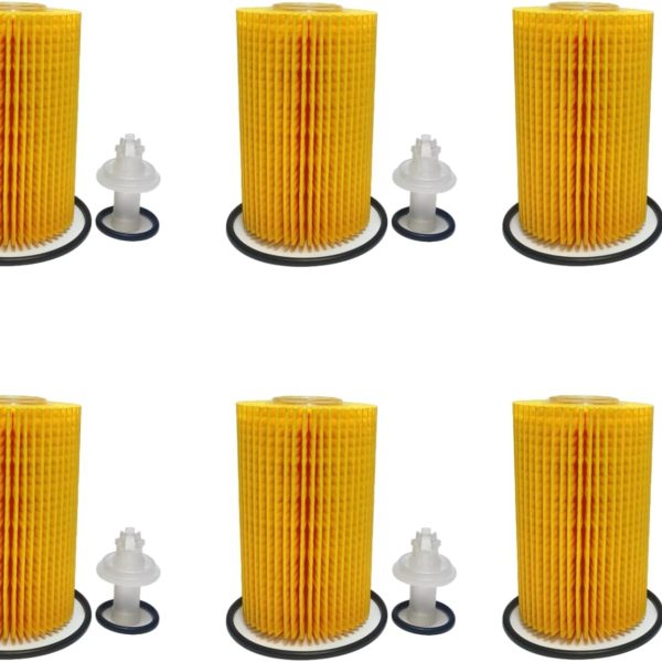 6-Pack Oil Filter Kit with Seals for Large Engines