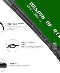 Alternative view of 3-Piece Wiper Set: 28, 16 & 16 Inch Top Lock