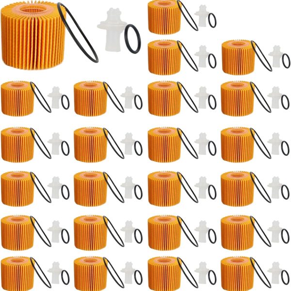 24-Pack Oil Filter Cartridge Kit with O-Rings